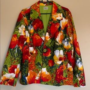 CHICO’S PRINTED BLAZER